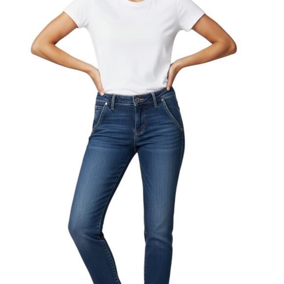 Vintage True Religion Jeans Women 26 (26x28) Stella Skinny Stretch Blue Denim - Picture 1 of 13